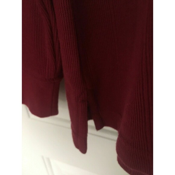 Saddlebred Men's Easy Care Long Sleeve Polo Shirt Size XL Burgundy - Picture 2 of 9